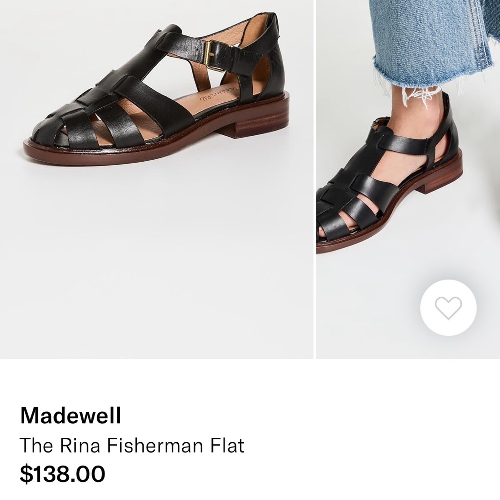 Madewell Rina Fisherman Flat